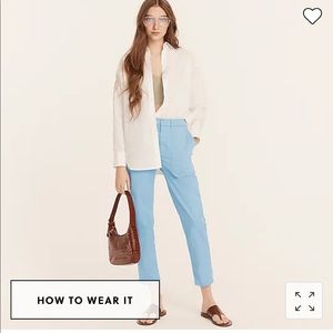 J. Crew Patch-pocket slim boyfriend chino pant